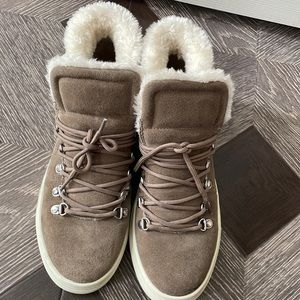 Faux Fur Lining Sneakers